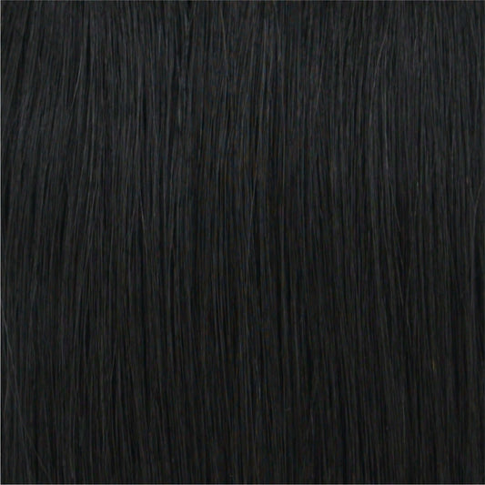 Hailie Hair Seamless Hair Extensions #1b Ebony Black