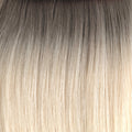 Hailie Hair Prague shade ash brown ombre balayage neutral blonde genius weft hair extension swatch